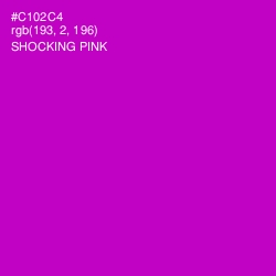 #C102C4 - Shocking Pink Color Image